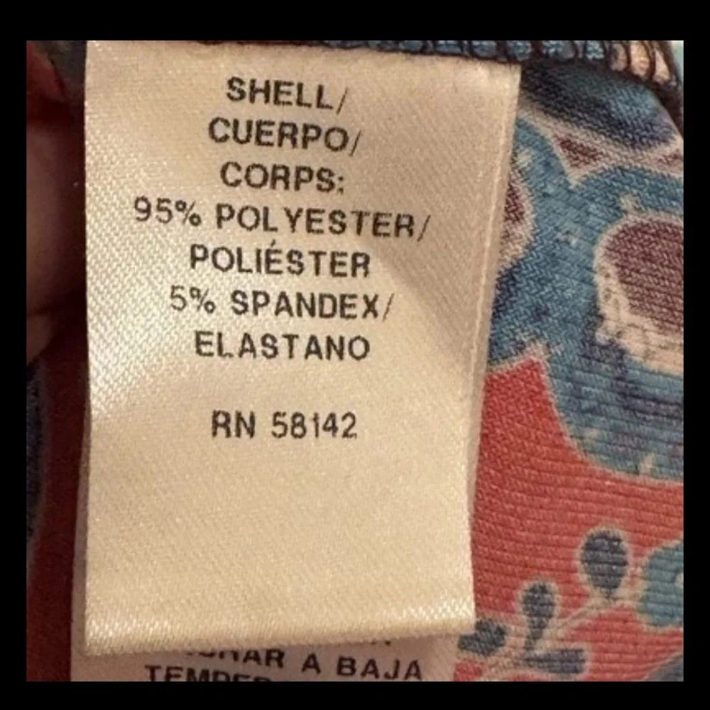 WISP Sleeveless Geometric Print V-Neck Vacation Maxi  Dress Size 12 - Picture 6 of 10